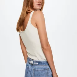 Mango Strass Tank Top -Mango popular store mango 3652 8146336 2