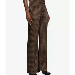 Mango Satin Printed Trousers