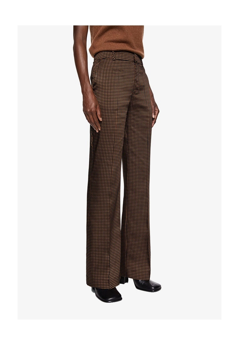 Mango Satin Printed Trousers 3 Mango Satin Printed Trousers
