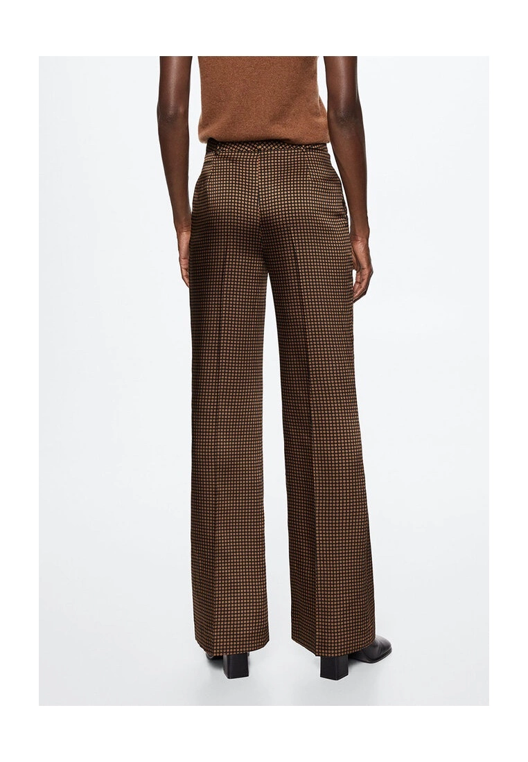 Mango Satin Printed Trousers 4 Mango Satin Printed Trousers - Image 2