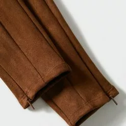 Mango Suede Leggings -Mango popular store mango 3658 2116336 6