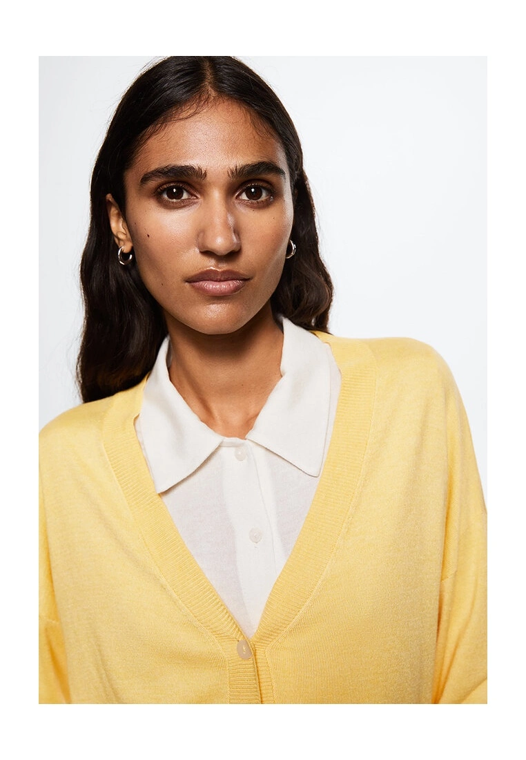 Mango Fine-Knit Cardigan 5 Mango Fine-Knit Cardigan - Image 3