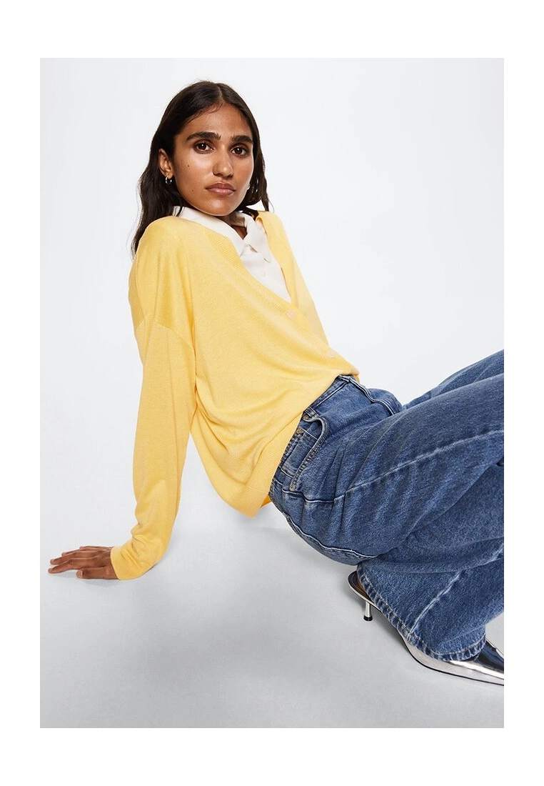 Mango Fine-Knit Cardigan 6 Mango Fine-Knit Cardigan - Image 4