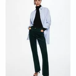 Mango Flared Corduroy Trousers -Mango popular store mango 3681 2280926 4