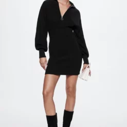 Mango Zipper Neck Dress 13 Mango Zipper Neck Dress -Mango popular store mango 3717 8136336 5