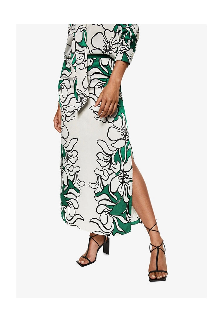 Mango Printed Satin Skirt 3 Mango Printed Satin Skirt