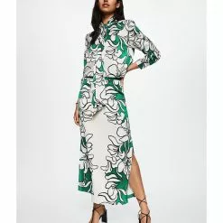 Mango Printed Satin Skirt 11 Mango Printed Satin Skirt -Mango popular store mango 3736 4754126 4