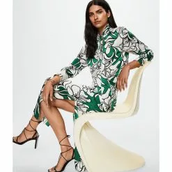 Mango Printed Satin Skirt 12 Mango Printed Satin Skirt -Mango popular store mango 3736 4754126 5