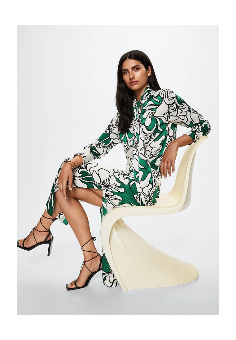 Mango Printed Satin Skirt 7 Mango Printed Satin Skirt - Image 5