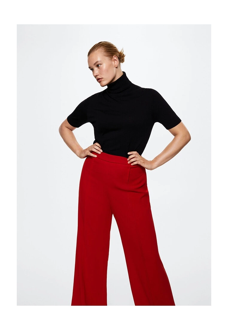 Mango Wide Leg Suit Trousers 10 Mango Wide Leg Suit Trousers - Image 8