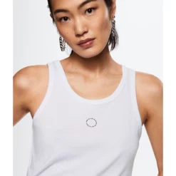 Mango Message Cotton T-Shirt 9 Mango Message Cotton T-Shirt -Mango popular store mango 3767 5380926 2