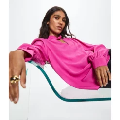 Mango Puffed Sleeves Flowy Blouse 11 Mango Puffed Sleeves Flowy Blouse -Mango popular store mango 3777 6164126 4