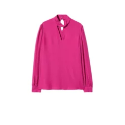 Mango Puffed Sleeves Flowy Blouse 13 Mango Puffed Sleeves Flowy Blouse -Mango popular store mango 3777 6164126 6
