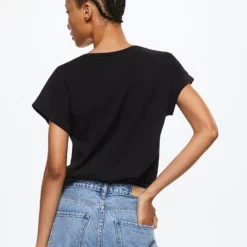 Mango Essential Cotton T-Shirt -Mango popular store mango 3791 1680926 2