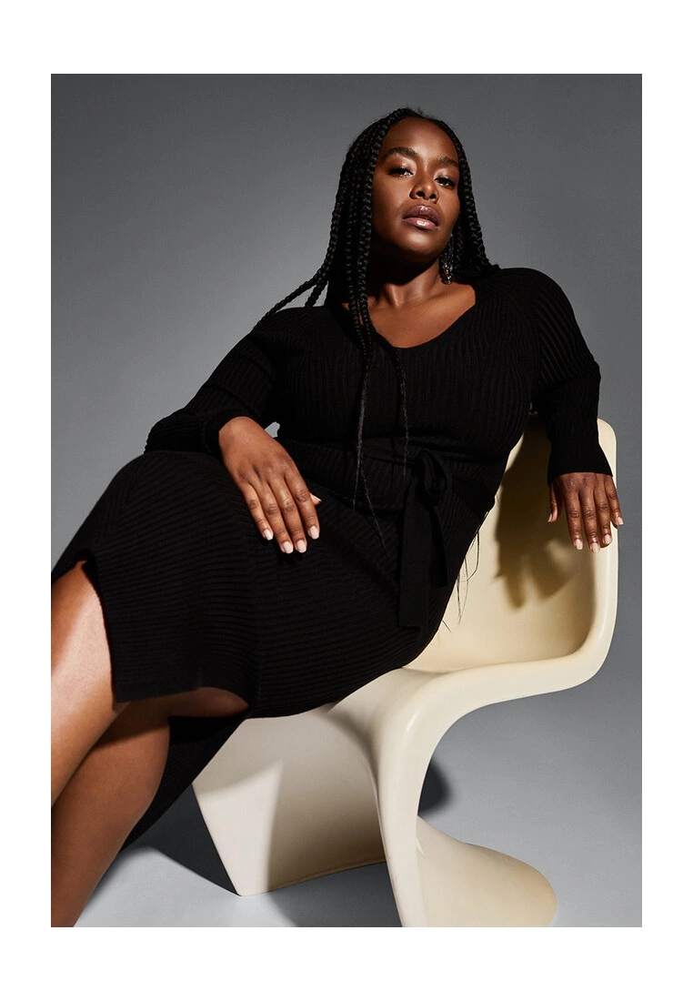 Mango Bow Knitted Dress 8 Mango Bow Knitted Dress - Image 6