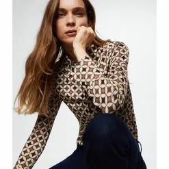 Mango Geometric Print Shirt 10 Mango Geometric Print Shirt -Mango popular store mango 3822 4680926 4