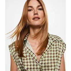 Mango Printed Retro Dress 11 Mango Printed Retro Dress -Mango popular store mango 3823 9126626 3