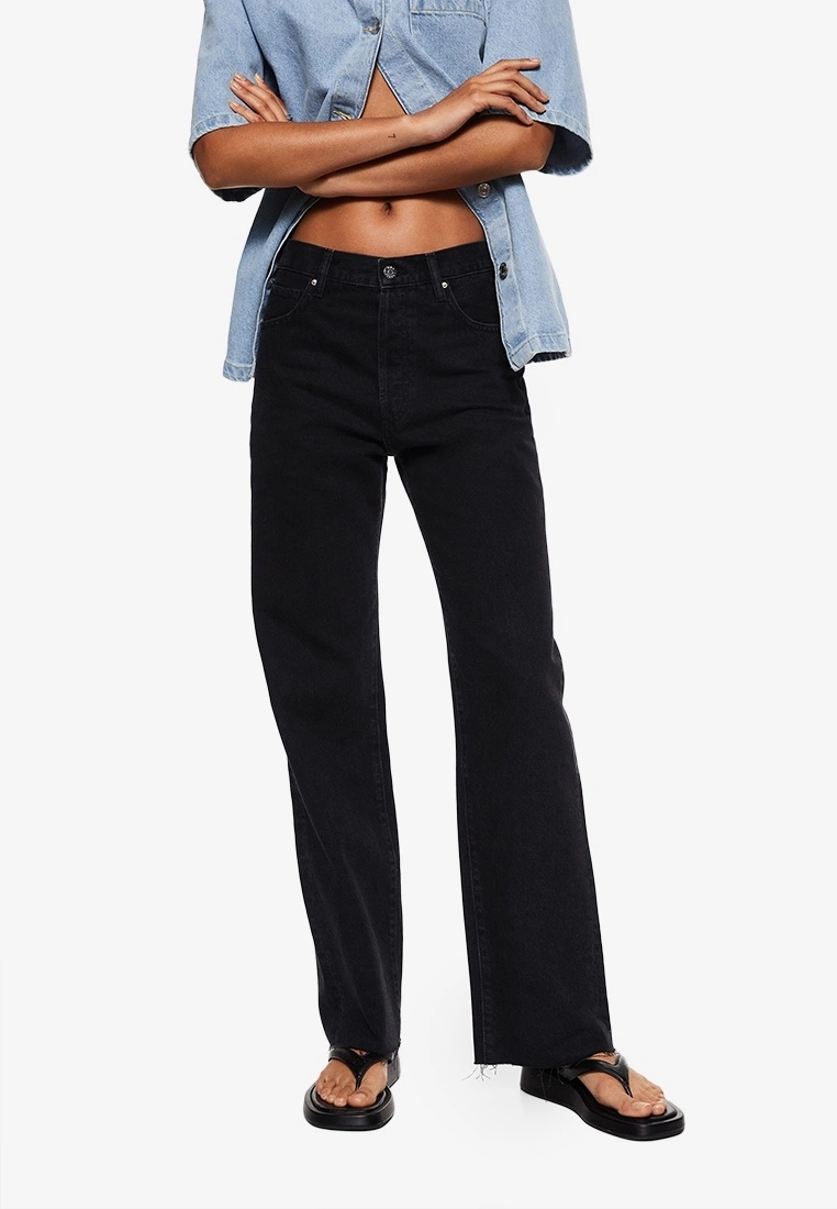 Mango High-Waist Wide Leg Jeans 3 Mango High-Waist Wide Leg Jeans
