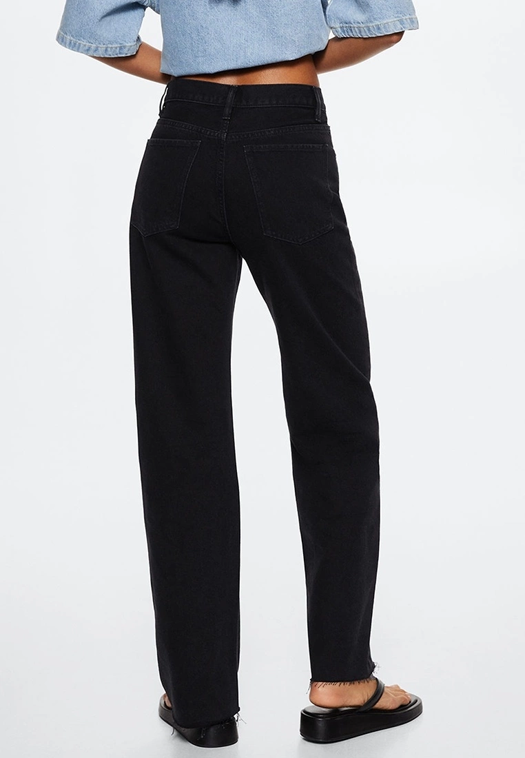 Mango High-Waist Wide Leg Jeans 5 Mango High-Waist Wide Leg Jeans - Image 3