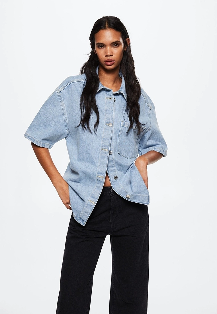 Mango High-Waist Wide Leg Jeans 7 Mango High-Waist Wide Leg Jeans - Image 5