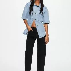 Mango High-Waist Wide Leg Jeans 16 Mango High-Waist Wide Leg Jeans -Mango popular store mango 3834 0280926 6