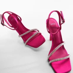 Mango Strass Straps Heels -Mango popular store mango 3834 9632536 5