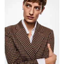 Mango Houndstooth Blazer -Mango popular store mango 3836 9280926 3