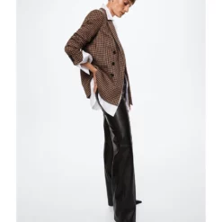 Mango Houndstooth Blazer -Mango popular store mango 3836 9280926 4