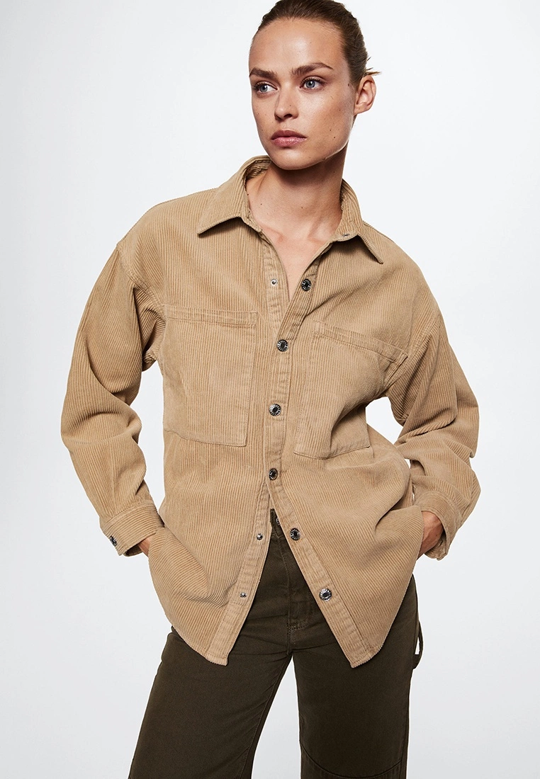 Mango Corduroy Pockets Overshirt 7 Mango Corduroy Pockets Overshirt - Image 5