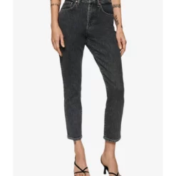Mango Slim Cropped Jeans