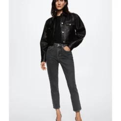 Mango Slim Cropped Jeans -Mango popular store mango 3843 3770926 5