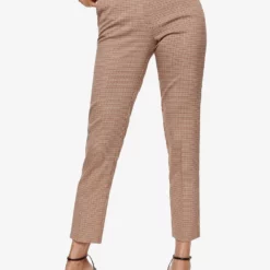 Mango Skinny Houndstooth Suit Trousers