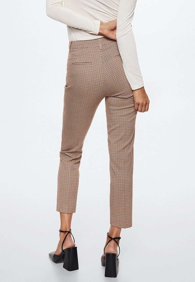Mango Skinny Houndstooth Suit Trousers 4 Mango Skinny Houndstooth Suit Trousers - Image 2