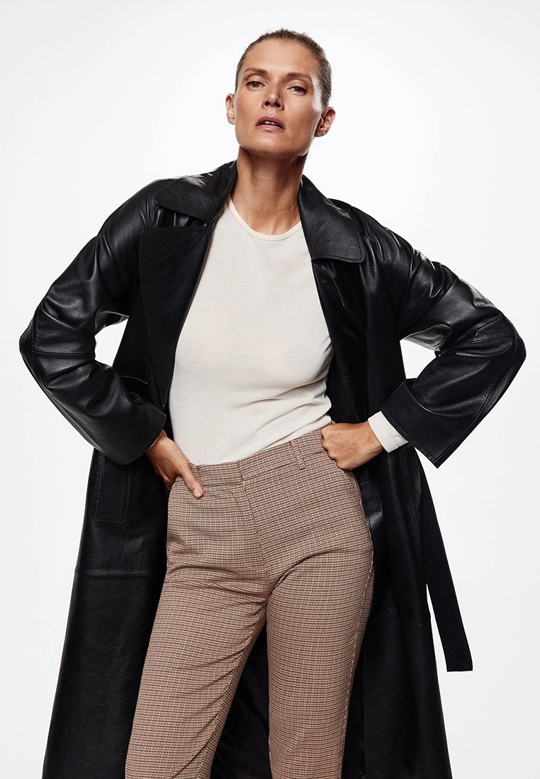 Mango Skinny Houndstooth Suit Trousers 6 Mango Skinny Houndstooth Suit Trousers - Image 4