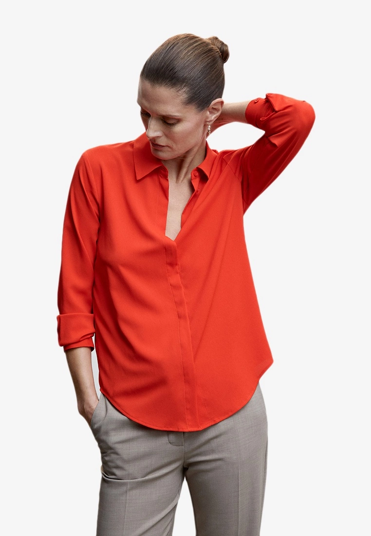 Mango Buttoned Flowy Shirt 3 Mango Buttoned Flowy Shirt