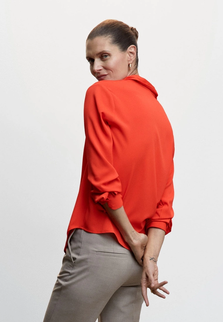 Mango Buttoned Flowy Shirt 4 Mango Buttoned Flowy Shirt - Image 2