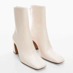 Mango Heel Zipped Boots -Mango popular store mango 3853 0732536 2