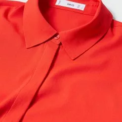 Mango Buttoned Flowy Shirt 12 Mango Buttoned Flowy Shirt -Mango popular store mango 3853 6638046 5