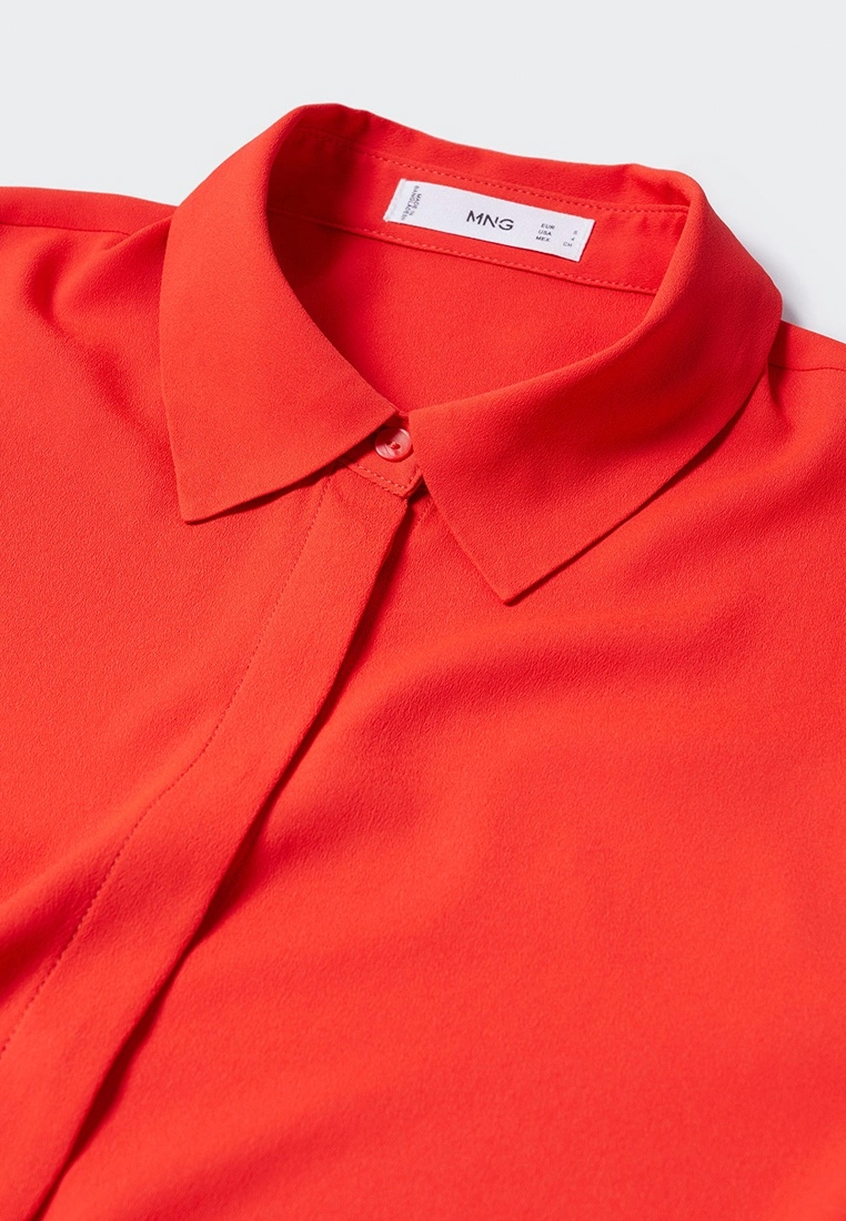 Mango Buttoned Flowy Shirt 7 Mango Buttoned Flowy Shirt - Image 5