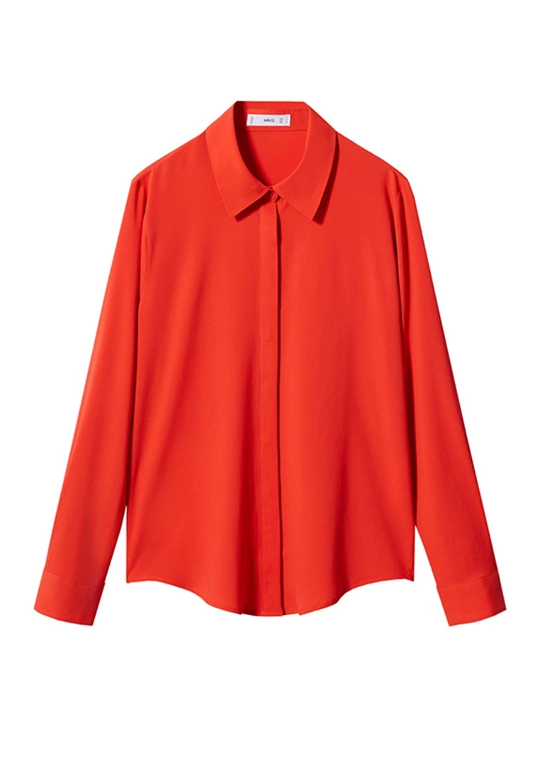 Mango Buttoned Flowy Shirt 8 Mango Buttoned Flowy Shirt - Image 6