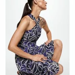 Mango Printed Cotton Dress -Mango popular store mango 3865 9741626 4