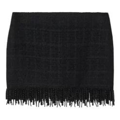 Mango Tweed Beaded Mini Skirt -Mango popular store mango 3875 7857436 5