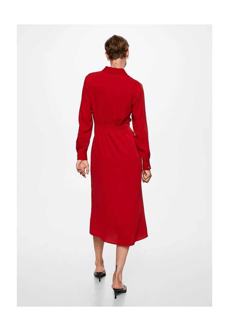 Mango Knot Detail Shirt Dress 4 Mango Knot Detail Shirt Dress - Image 2