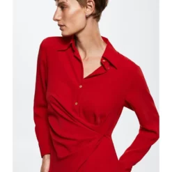 Mango Knot Detail Shirt Dress 11 Mango Knot Detail Shirt Dress -Mango popular store mango 3893 2226626 4
