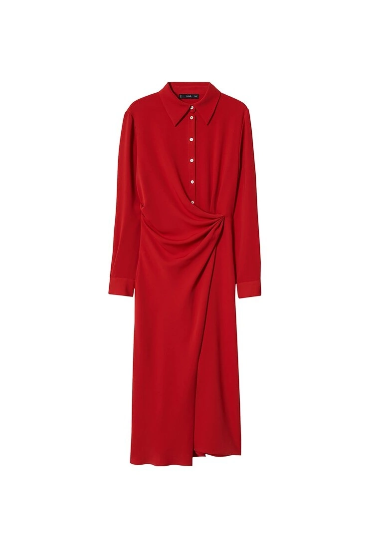 Mango Knot Detail Shirt Dress 8 Mango Knot Detail Shirt Dress - Image 6