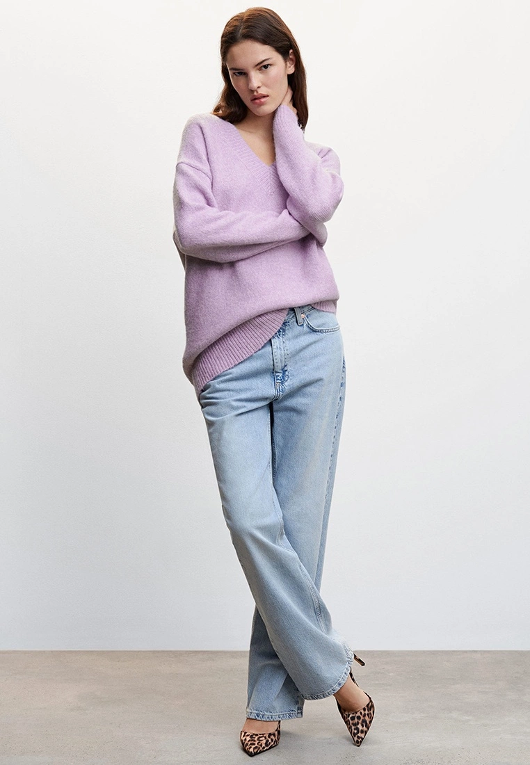 Mango V-Neck Knit Sweater 7 Mango V-Neck Knit Sweater - Image 5