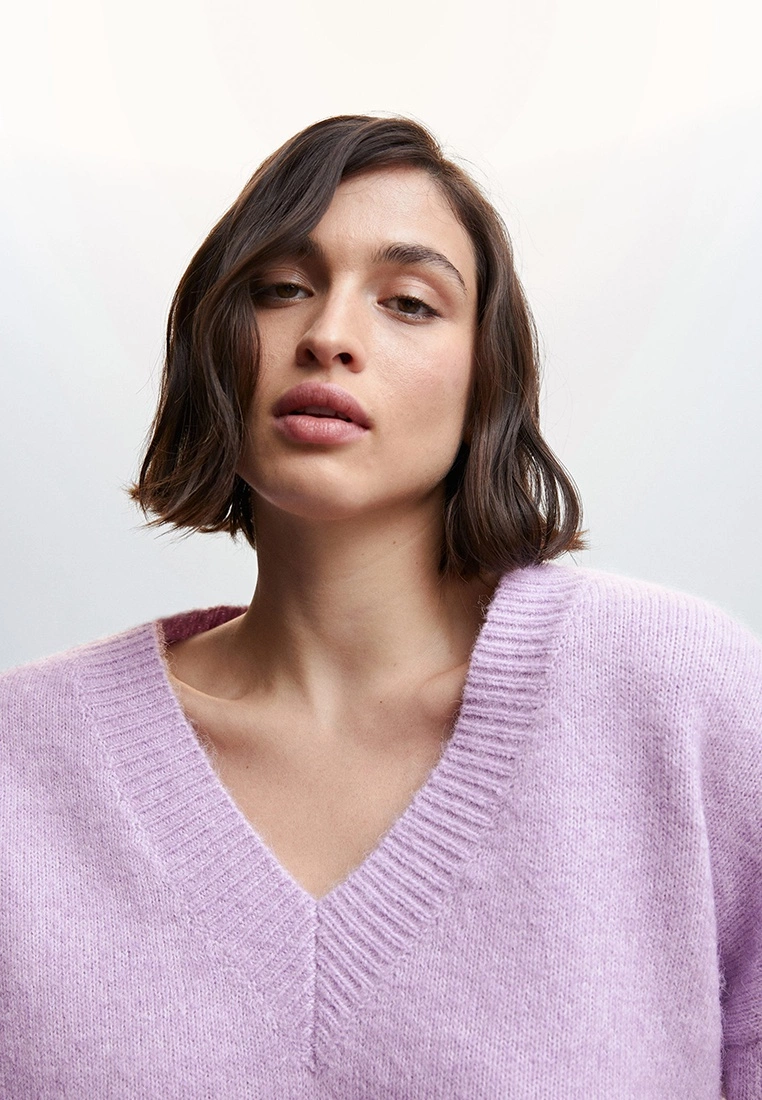 Mango V-Neck Knit Sweater 8 Mango V-Neck Knit Sweater - Image 6