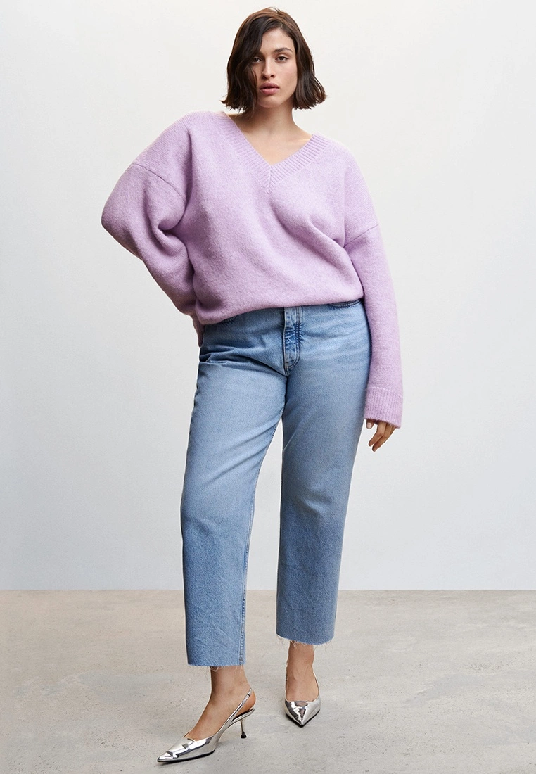 Mango V-Neck Knit Sweater 9 Mango V-Neck Knit Sweater - Image 7