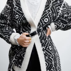 Mango Printed Cardigan Reverse Stitch 9 Mango Printed Cardigan Reverse Stitch -Mango popular store mango 3899 5367436 3