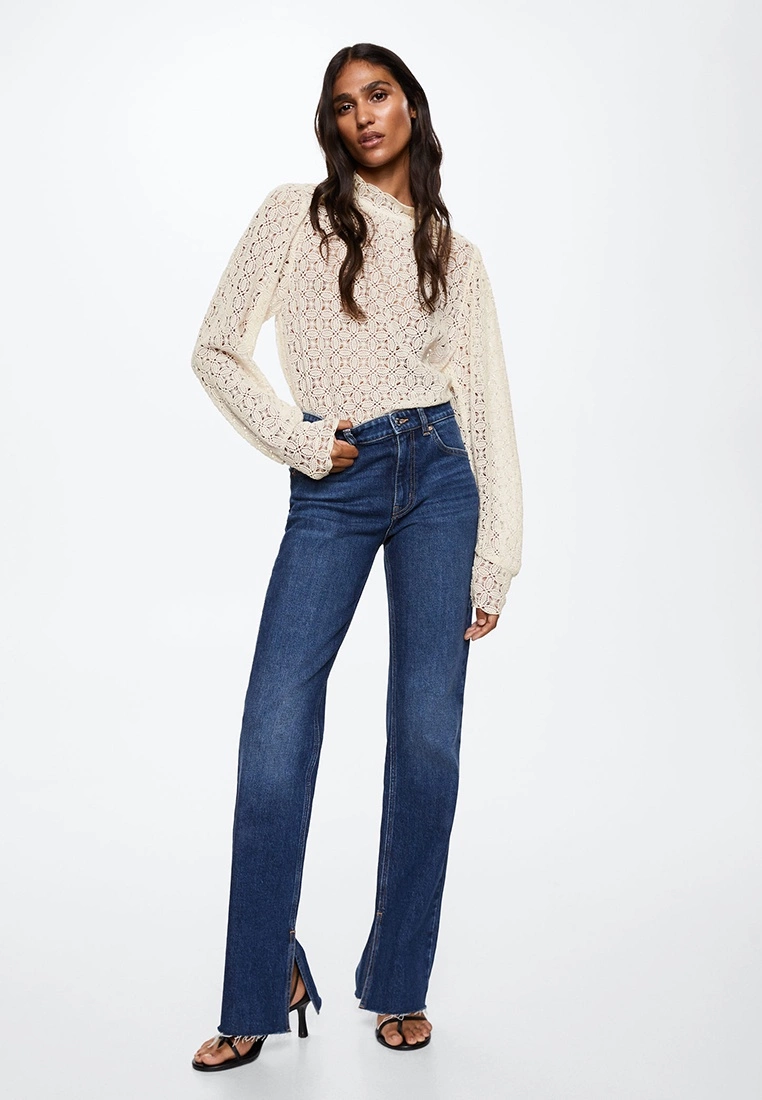 Mango Guipure Cotton Blouse 7 Mango Guipure Cotton Blouse - Image 5